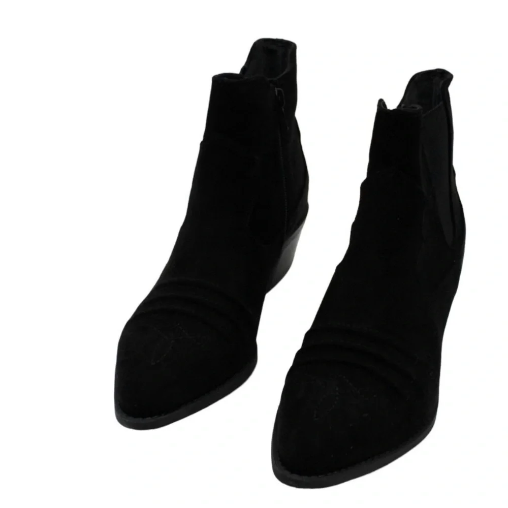 Carlos by Carlos Santana Montana Western Bootie, Black, Size 7.5, new in box